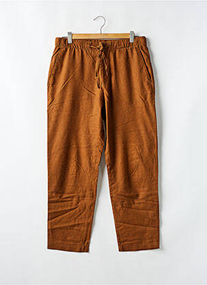 Pantalon drept țesătură poplin mărime normală maro H&M bărbat