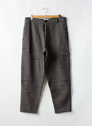 Pantalon chino buzunare talie înaltă albastru OLIVER SPENCER bărbat