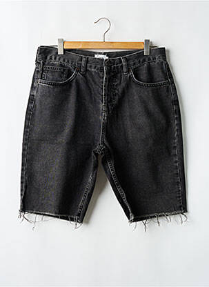 Bermudă țesătură denim mărime normală negru LOOM bărbat