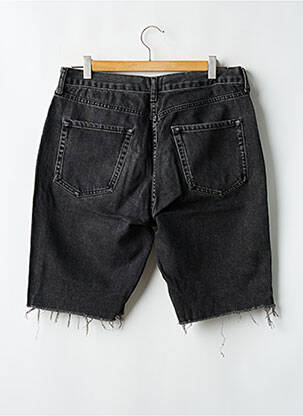 Bermudă țesătură denim mărime normală negru LOOM bărbat