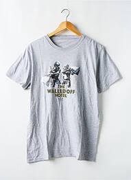 Tricou elasticitate mâneci scurte gri THE WALLED OFF HOTEL homme