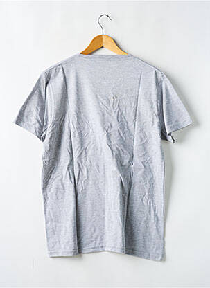 Tricou țesătură melanj mâneci scurte gri THE WALLED OFF HOTEL bărbat