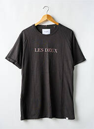 Tricou elasticitate mâneci scurte gri LES DEUX COPENHAGUE homme