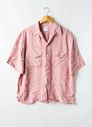 Cămașă cu mâneci scurte roz SANDRO bărbat