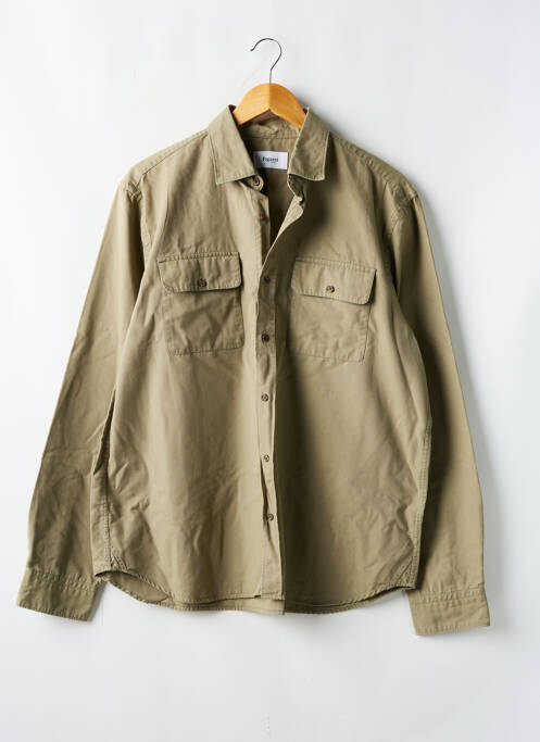 Cămașă cu mâneci lungi verde FIGARET bărbat