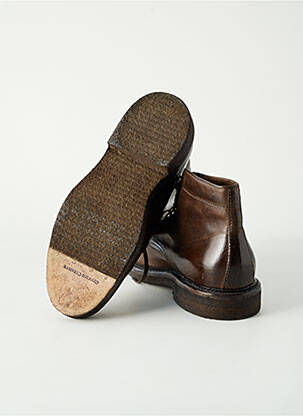 Botine/ghete material neted toc mic maro OFFICINE CREATIVE bărbat