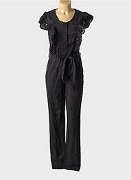 Salopetă-pantalon mâneci scurte mâneci scurte negru JULIE GUERLANDE femme