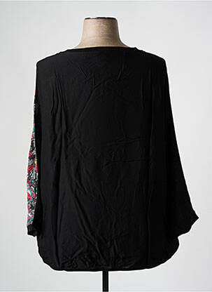 Bluză imprimeu floral mâneci lungi negru MISS BY CAPTAIN TORTUE femeie