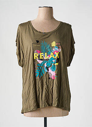 Tricou verde JULIE GUERLANDE femeie