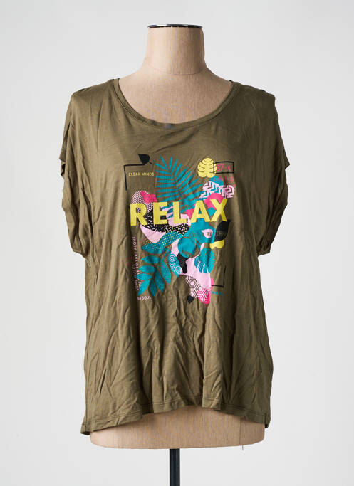 Tricou verde JULIE GUERLANDE femeie