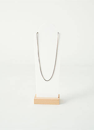 Colier materiale metalice argintiu UOMO femeie