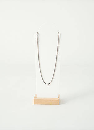 Colier materiale metalice argintiu UOMO femeie