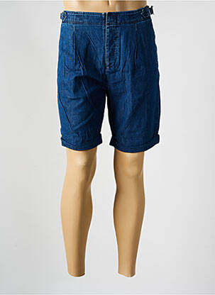 Bermudă țesătură denim talie înaltă albastru SCOTCH & SODA bărbat