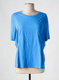 Tricou elasticitate mâneci scurte albastru MAISON SCOTCH femme