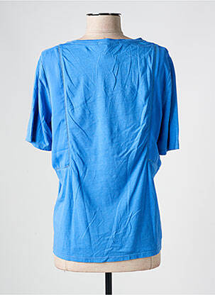 Tricou elasticitate mâneci scurte albastru MAISON SCOTCH femeie