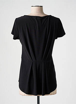 Tricou elasticitate mâneci scurte negru ANDAMIO femeie