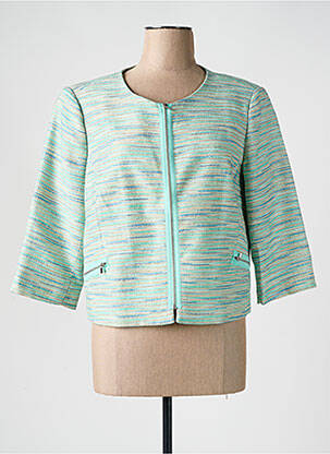 Jachete casual guler rotund verde ANDAMIO femeie