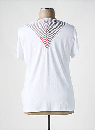 Tricou elasticitate mâneci scurte alb BUGARRI femeie
