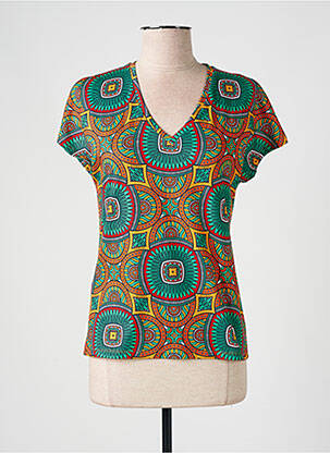 Tricou portocaliu LESLIE femeie