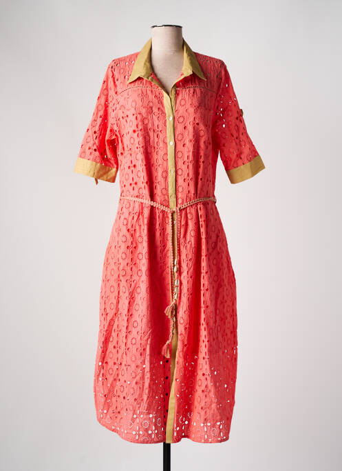 Rochie midi roz FUEGO WOMAN femeie