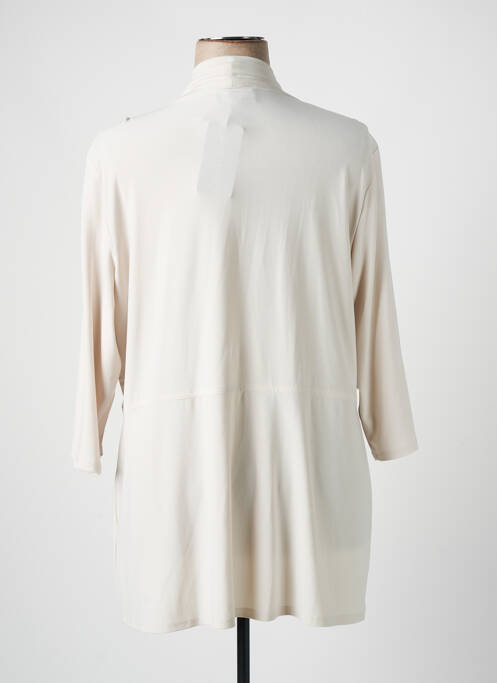 Vestă cu mâneci lungi bej FRANK LYMAN femeie