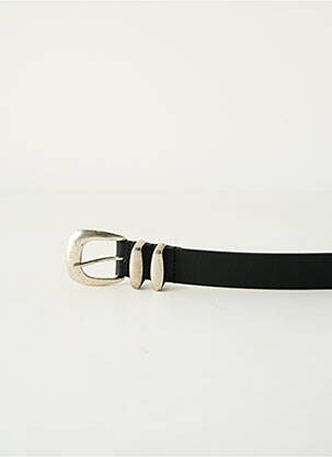 Curea efect material satinat negru BARBARA BUI femeie