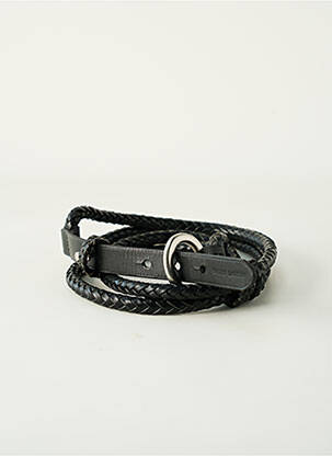 Curea efect material satinat negru RALPH LAUREN femeie