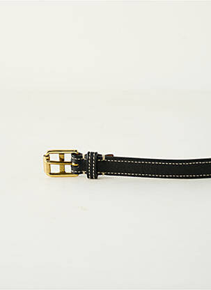 Curea efect material satinat negru RALPH LAUREN femeie