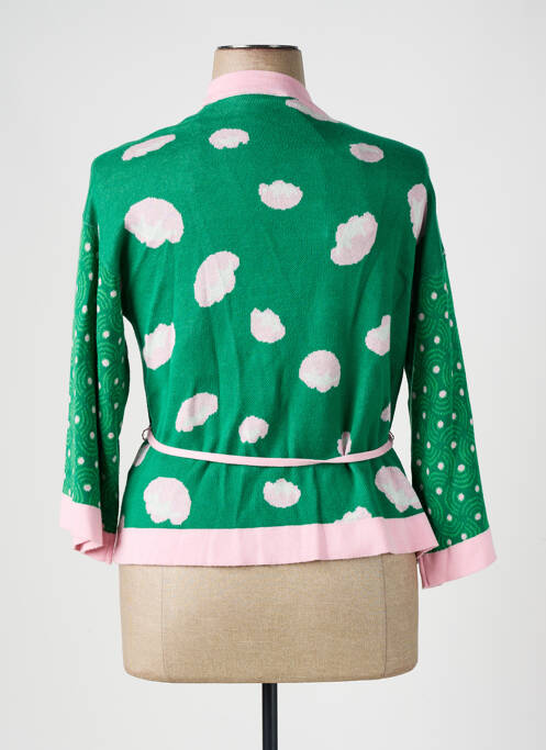 Vestă cu mâneci lungi verde BLUTSGESCHWISTER femeie