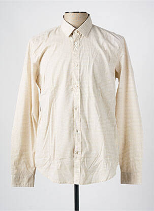 Cămașă cu mâneci lungi bej GARCIA bărbat