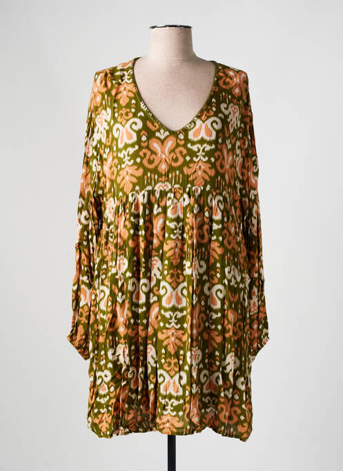 Rochie scurtă verde EMILIE.K femeie