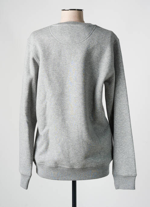 Hanorac serigrafie mâneci lungi gri MADEMOISELLE FANI femme