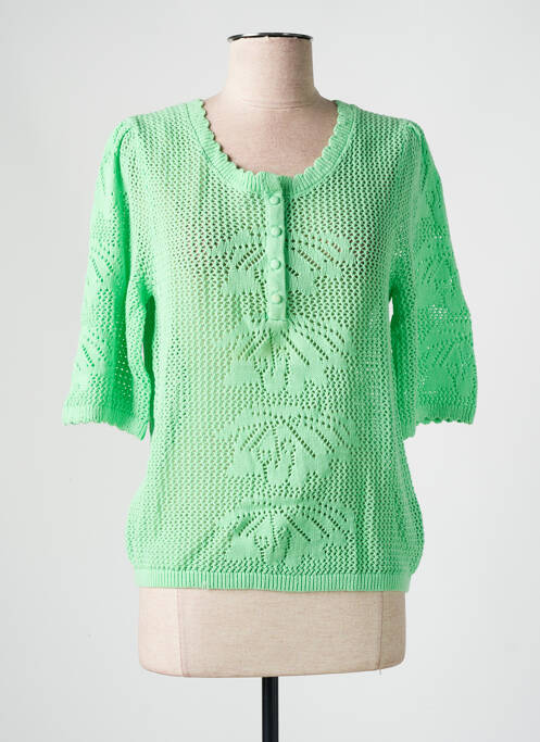 Pulover verde C'EST BEAU LA VIE femeie