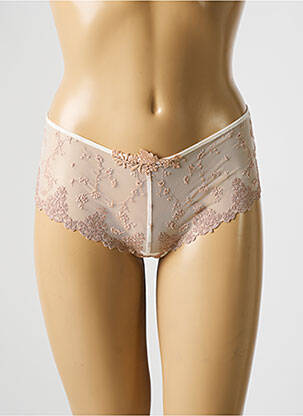 Shorty țesătură tulle bej PASSIONATA femeie