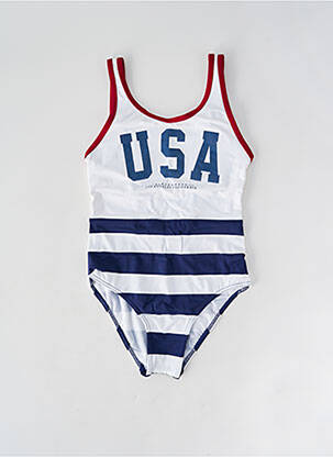 Costum de baie dintr-o singură piesă albastru BANANA MOON fată