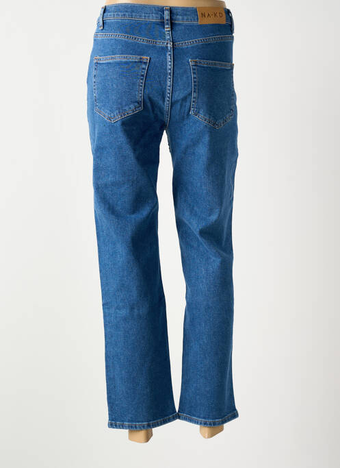 Blugi cu croială dreaptă albastru NA-KD femeie