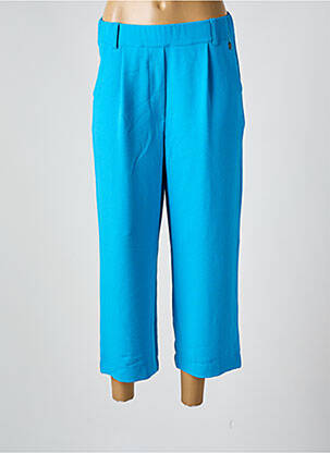 Pantalon 7/8 elasticitate mărime normală albastru PAKO LITTO femeie