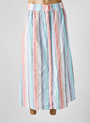 Fustă lungă albastru C'EST BEAU LA VIE femeie