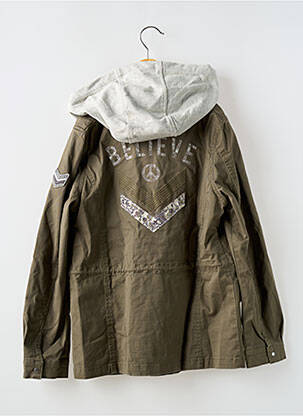 Parka fără glugă verde IKKS fată
