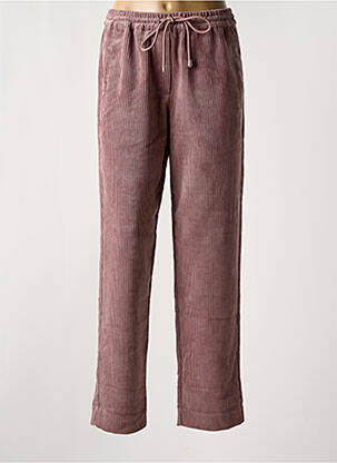 Pantalon drept elasticitate mărime normală violet ESSENTIEL femeie