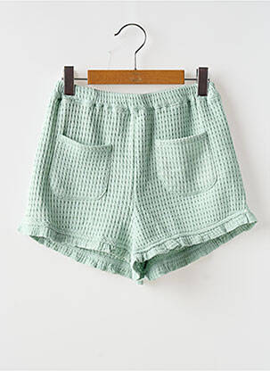 Șort verde TAPE À L'OEIL fată