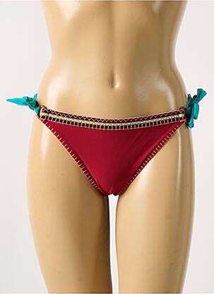 Chiloți de baie roșu BANANA MOON femeie