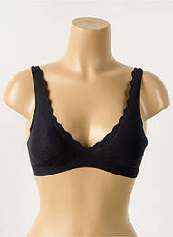 Sutien fără armatură top sutien push-up negru SLOGGI femme