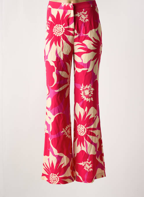 Pantalon evazat roz MORGAN femeie