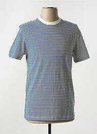 Tricou croială cambrată mâneci scurte verde FARAH homme