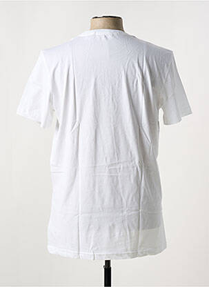 Tricou broderie mâneci scurte alb CALVIN KLEIN bărbat