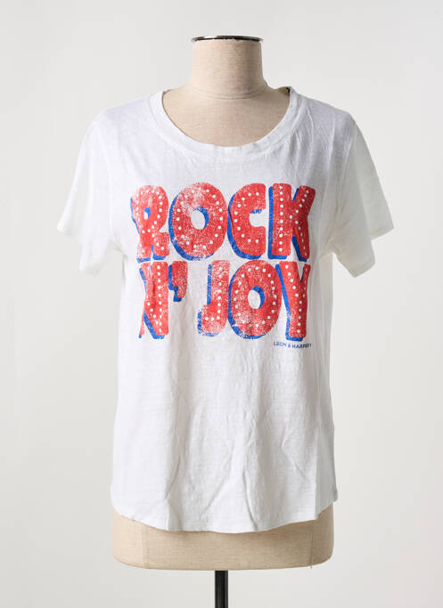 Tricou alb LEON & HARPER femeie