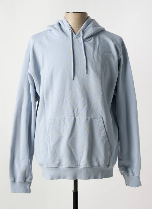 Hanorac cu glugă albastru COLORFUL STANDARD bărbat