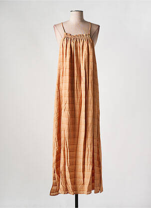 Rochie lungă portocaliu OBJECT femeie