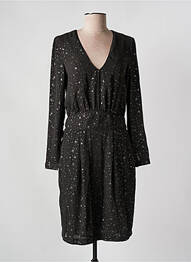 Rochie scurtă mâneci lungi mâneci lungi gri SEE U SOON femeie